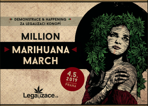 Cannafest je partnerem akce Million Marihuana March 2019